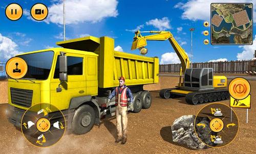Heavy Excavator Construction Sim 2018 - عکس بازی موبایلی اندروید