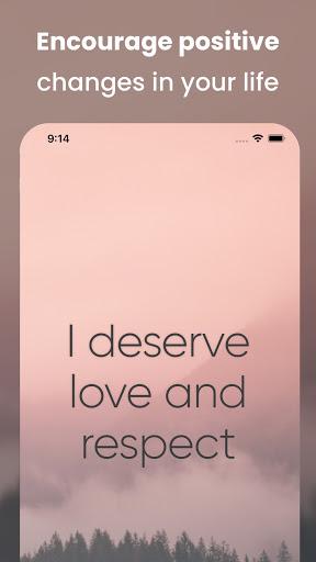 I am - Daily affirmations - Image screenshot of android app