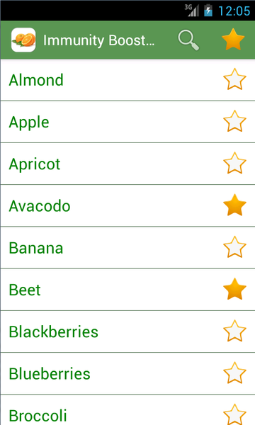 Immunity Boosters - Image screenshot of android app