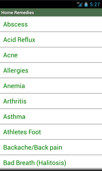 Home Remedies - Image screenshot of android app