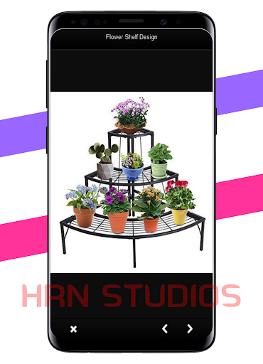 Flower pot rack design - Image screenshot of android app