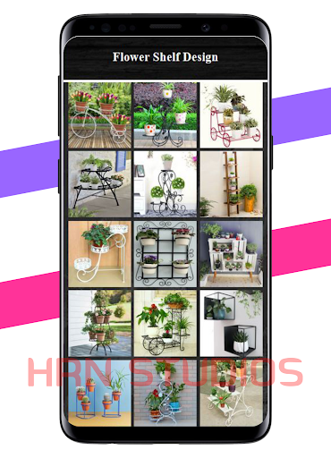 Flower pot rack design - Image screenshot of android app