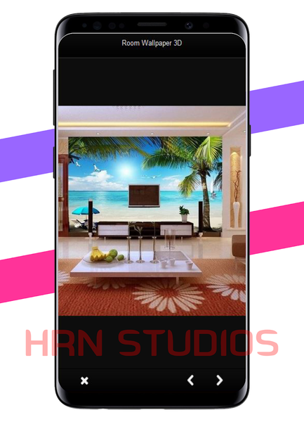 Wallpaper on a 3D wall for home - عکس برنامه موبایلی اندروید