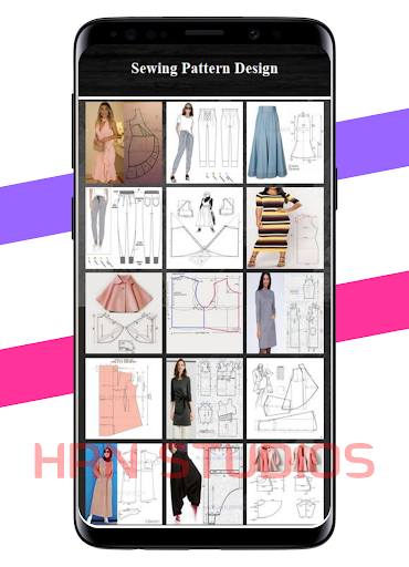 Tutorial on sewing patterns - Image screenshot of android app