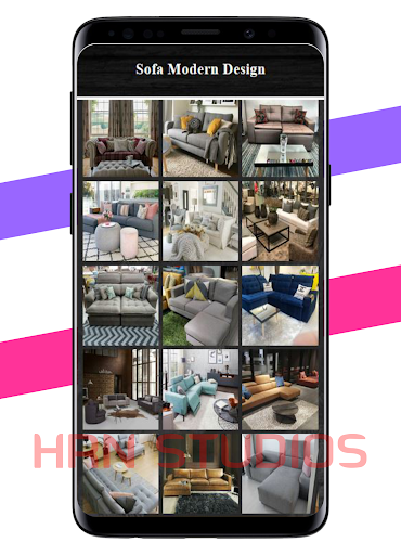 Modern sofa design - Image screenshot of android app