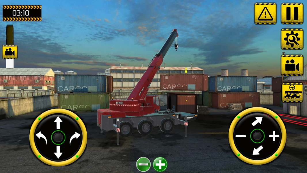 Realistic Crane Simulator - Gameplay image of android game