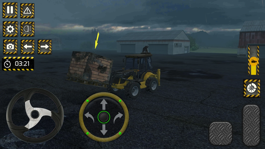 Backhoe Loader Dozer Simulator - عکس بازی موبایلی اندروید