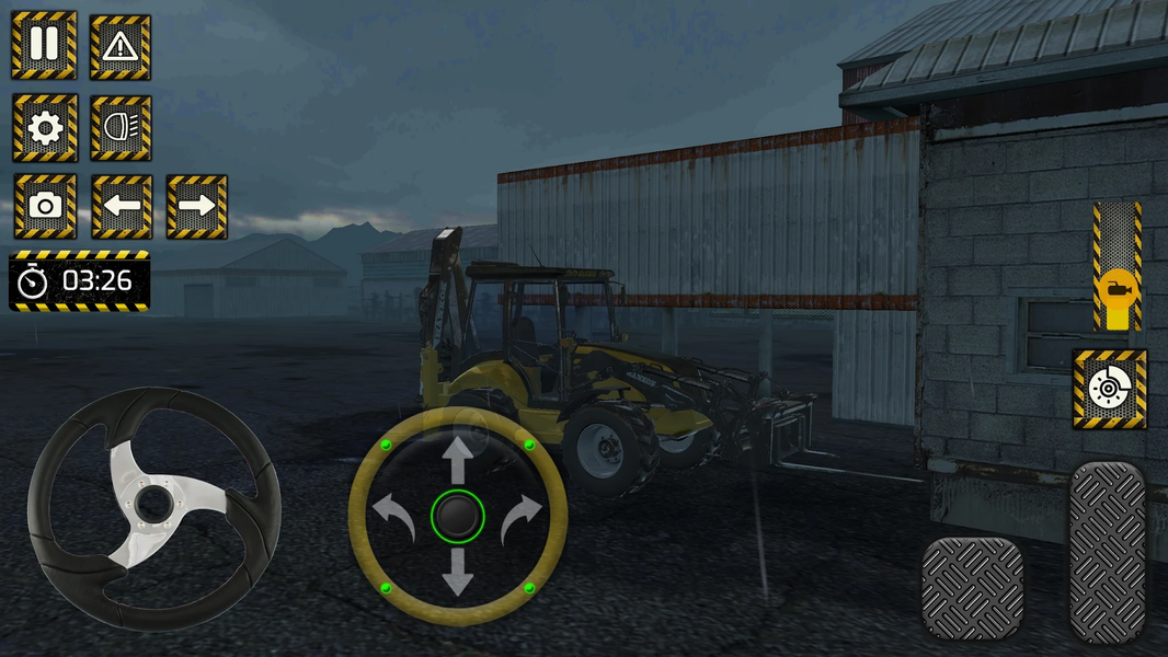 Backhoe Loader Dozer Simulator - عکس بازی موبایلی اندروید