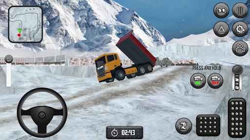 Dump Truck Simulator: Snowy - Image screenshot of android app