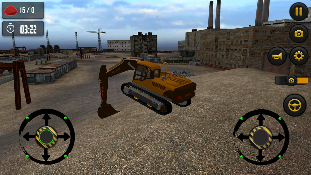 Factory Excavator Simulator - عکس بازی موبایلی اندروید