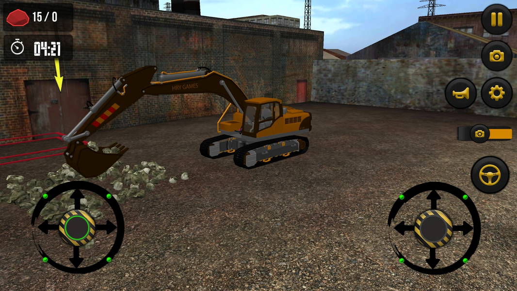 Factory Excavator Simulator - عکس بازی موبایلی اندروید