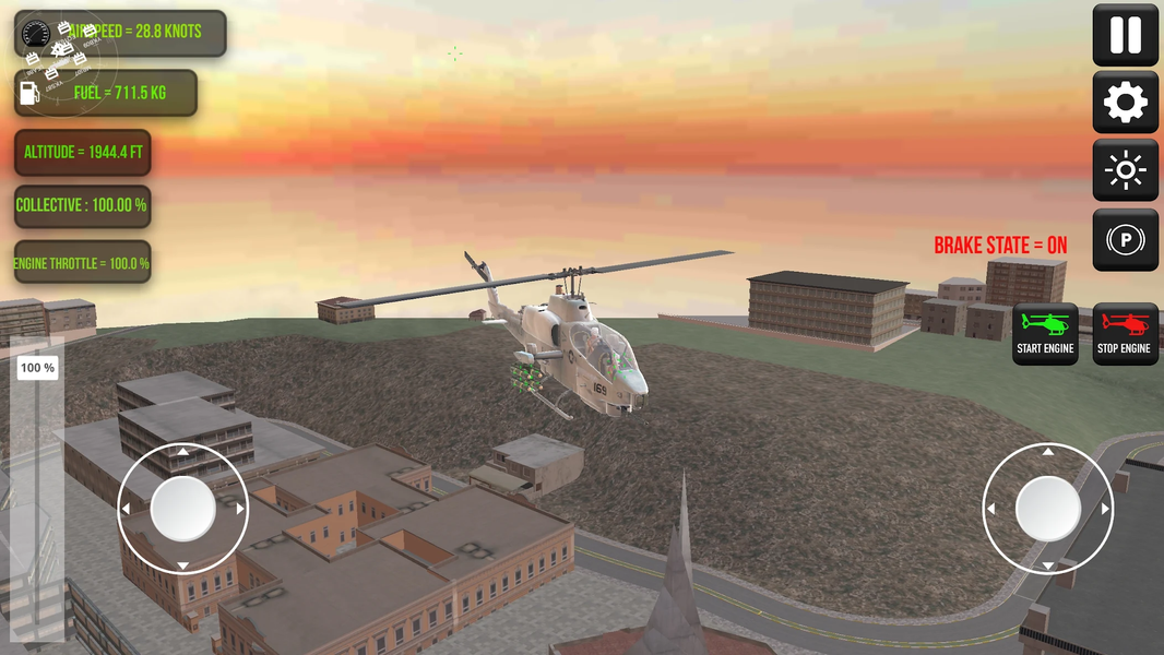 City Helicopter Simulator - عکس بازی موبایلی اندروید