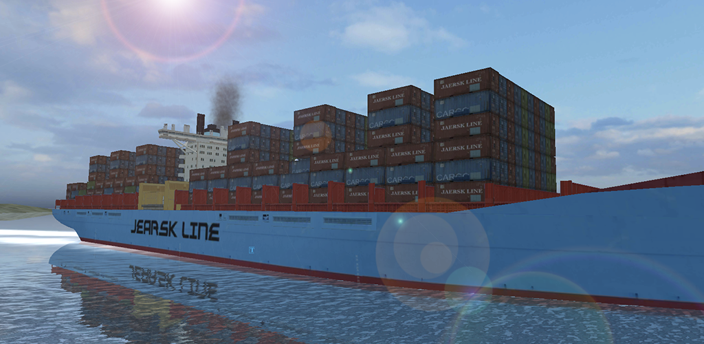 Ocean Cargo Ship Simulator - Gameplay image of android game
