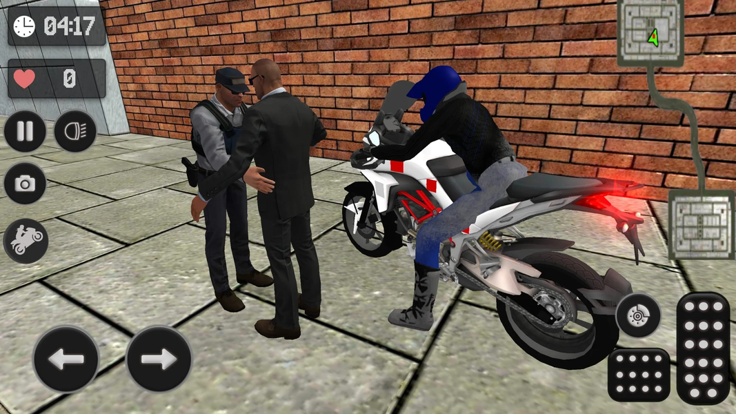 Motorcycle Police Simulation - عکس بازی موبایلی اندروید