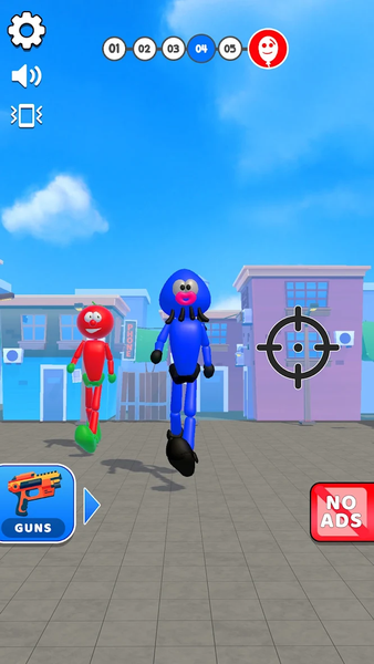 Crush Balloon: Shooting Game - Gameplay image of android game