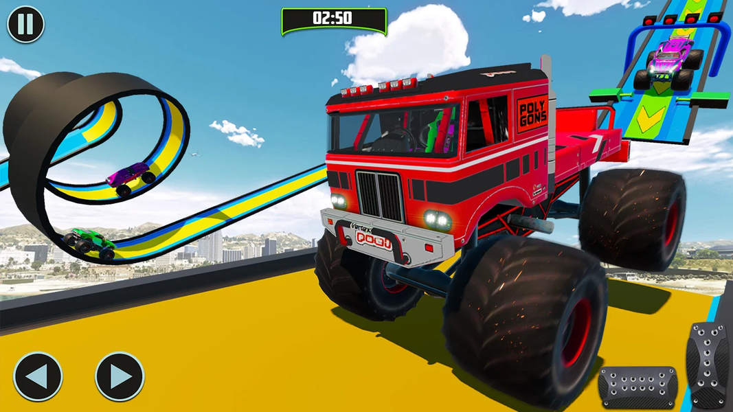 Monster Truck Games 4x4 Stunts - عکس بازی موبایلی اندروید
