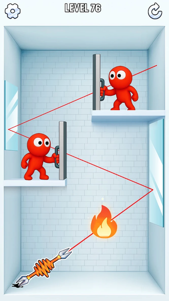 Spear Fury: Snap & Attack - Gameplay image of android game