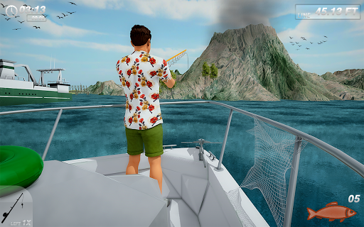 Reel Fishing Sim 2021 : Ace Fishing Game - Gameplay image of android game