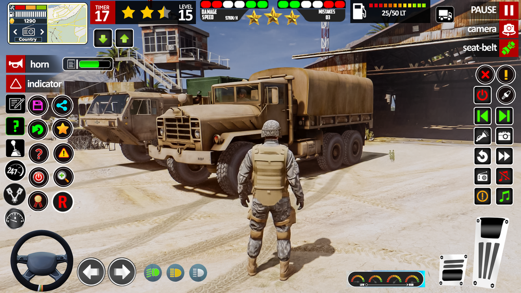 Military Truck Game Simulator - عکس بازی موبایلی اندروید