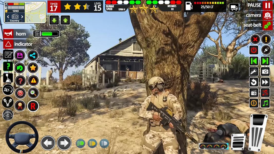 Military Truck Game Simulator - عکس بازی موبایلی اندروید