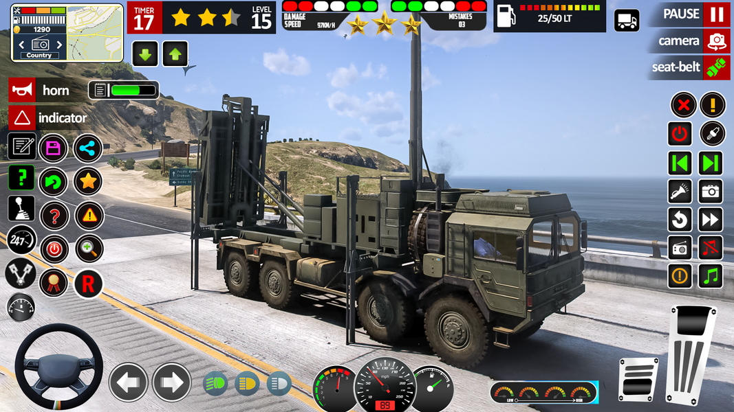Military Truck Game Simulator - عکس بازی موبایلی اندروید