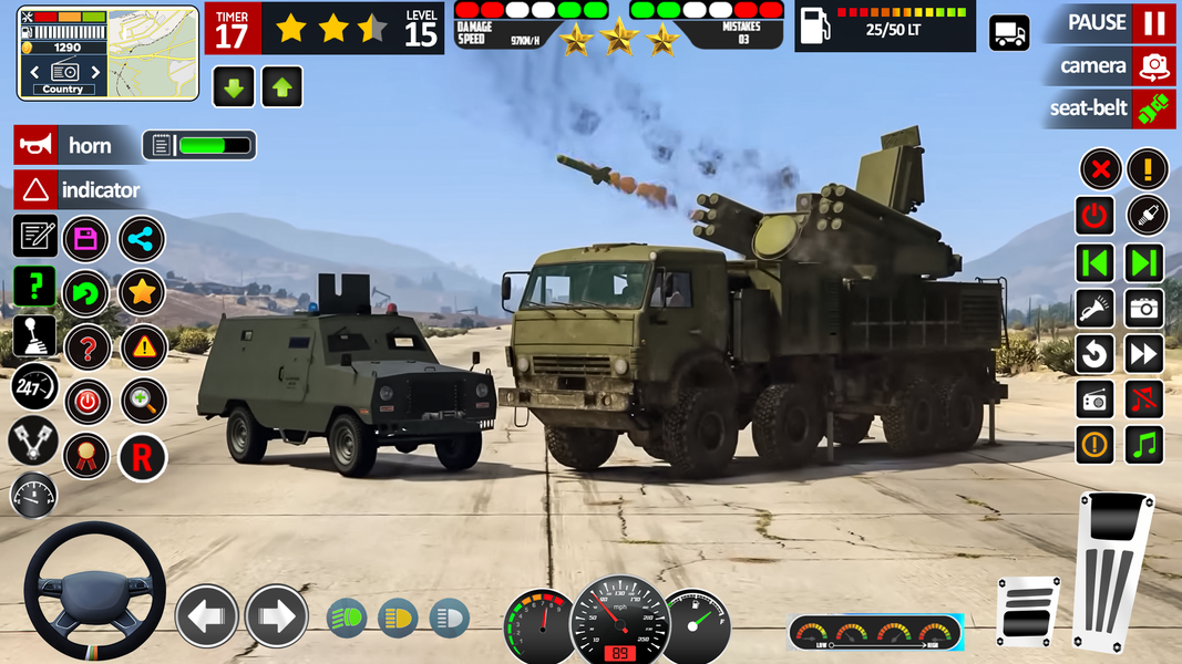 Military Truck Game Simulator - عکس بازی موبایلی اندروید