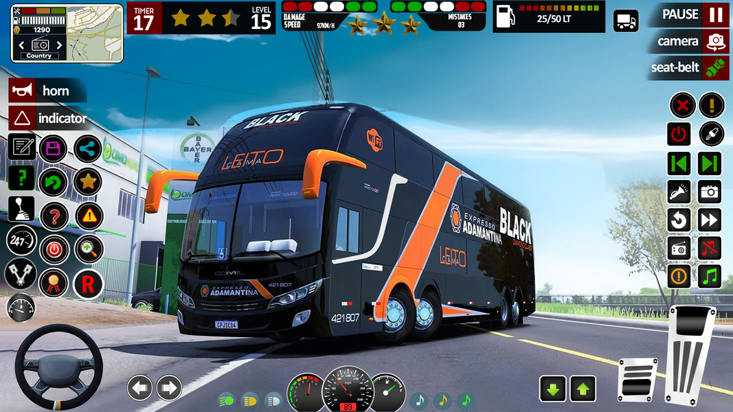 Real Bus Driver Coach Bus - Gameplay image of android game
