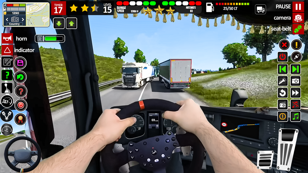 European Truck Driving Game - عکس بازی موبایلی اندروید