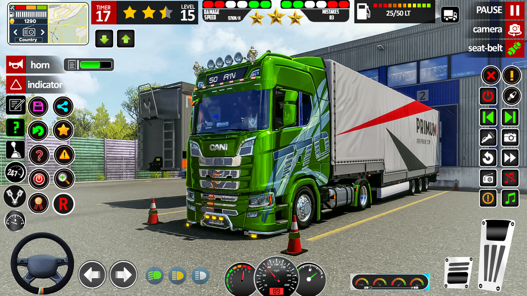 European Truck Driving Game - عکس بازی موبایلی اندروید
