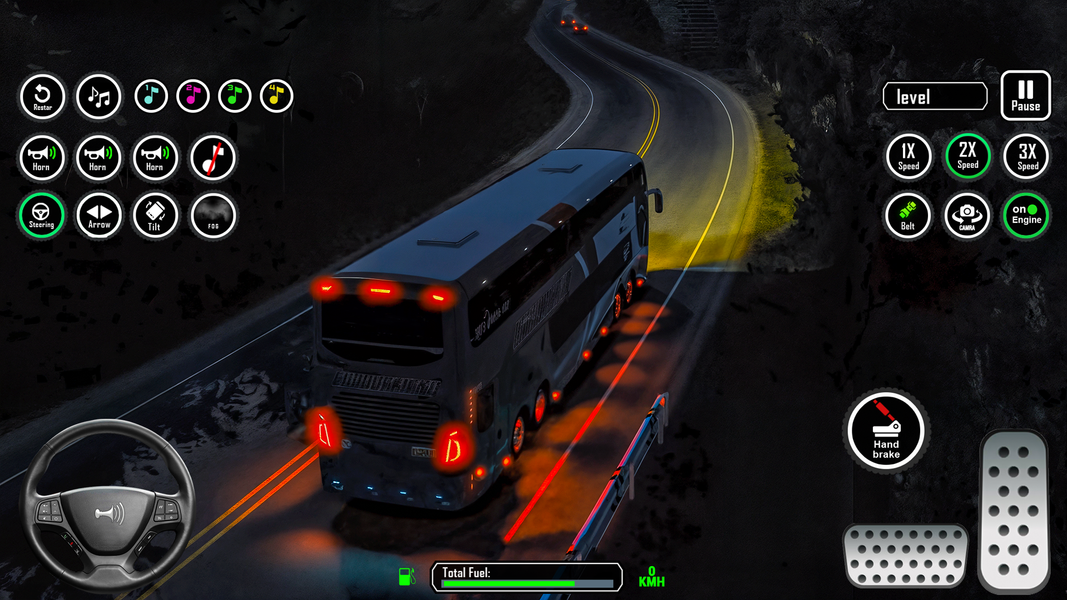 Open World City Bus Driving 3d - Gameplay image of android game