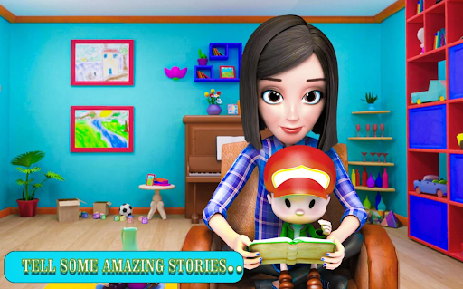 Busy Virtual Mother Simulator - Gameplay image of android game