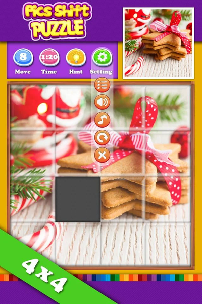 Pics Shift Puzzle - Gameplay image of android game