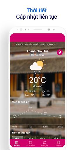 Lịch âm dương - Lịch vạn niên - Image screenshot of android app
