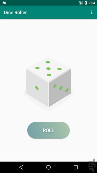 Dice Roller - Image screenshot of android app