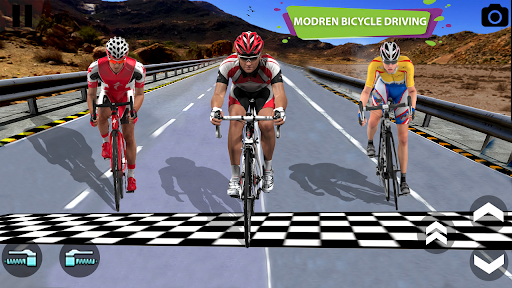 Bicycle Racing 3d: Extreme Fun - Gameplay image of android game