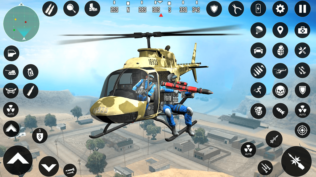Gunship Air Strike Sky Warfare - Gameplay image of android game