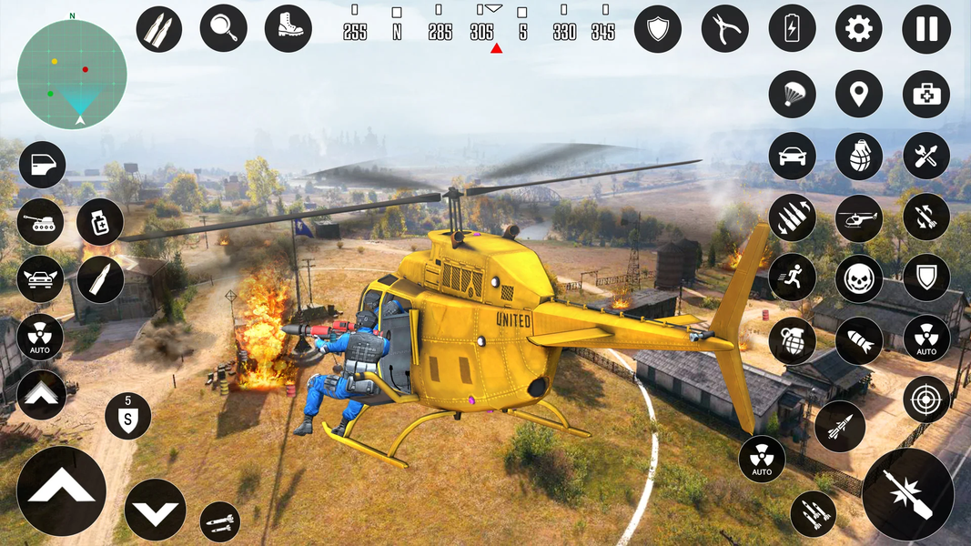 Gunship Air Strike Sky Warfare - Gameplay image of android game