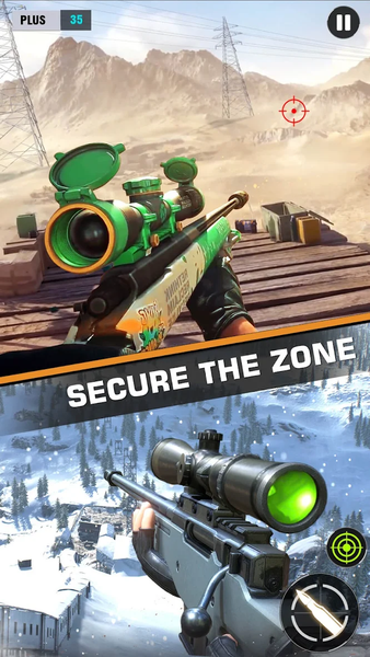 Sniper Horizon: Shooting Game - Gameplay image of android game