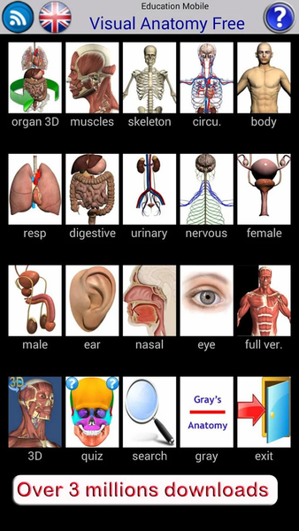 Visual Anatomy Lite - عکس برنامه موبایلی اندروید