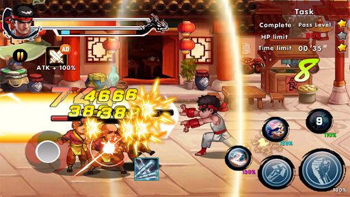 Street Combat Fighting - Kung Fu Attack 4 - Gameplay image of android game