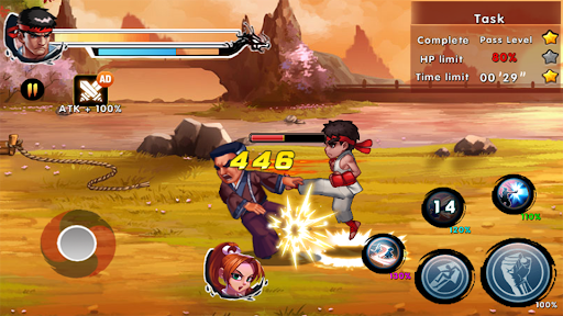 Street Combat Fighting - Kung Fu Attack 4 - Gameplay image of android game