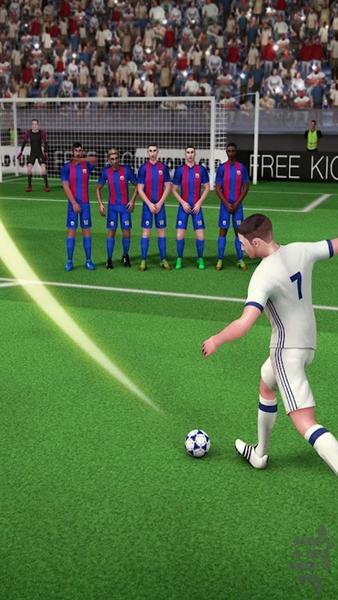 FreeKick Football - Gameplay image of android game