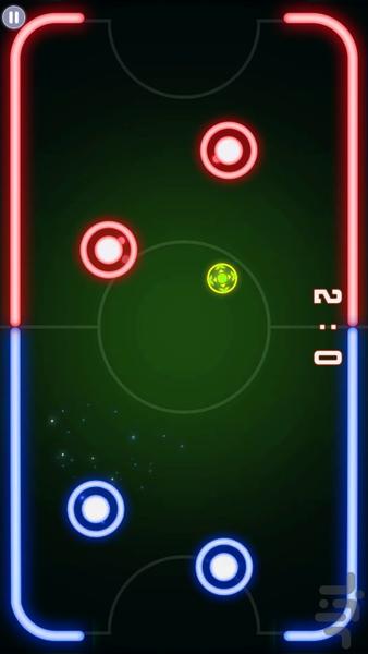 بازی هاکی روی میز - دو نفره - عکس بازی موبایلی اندروید