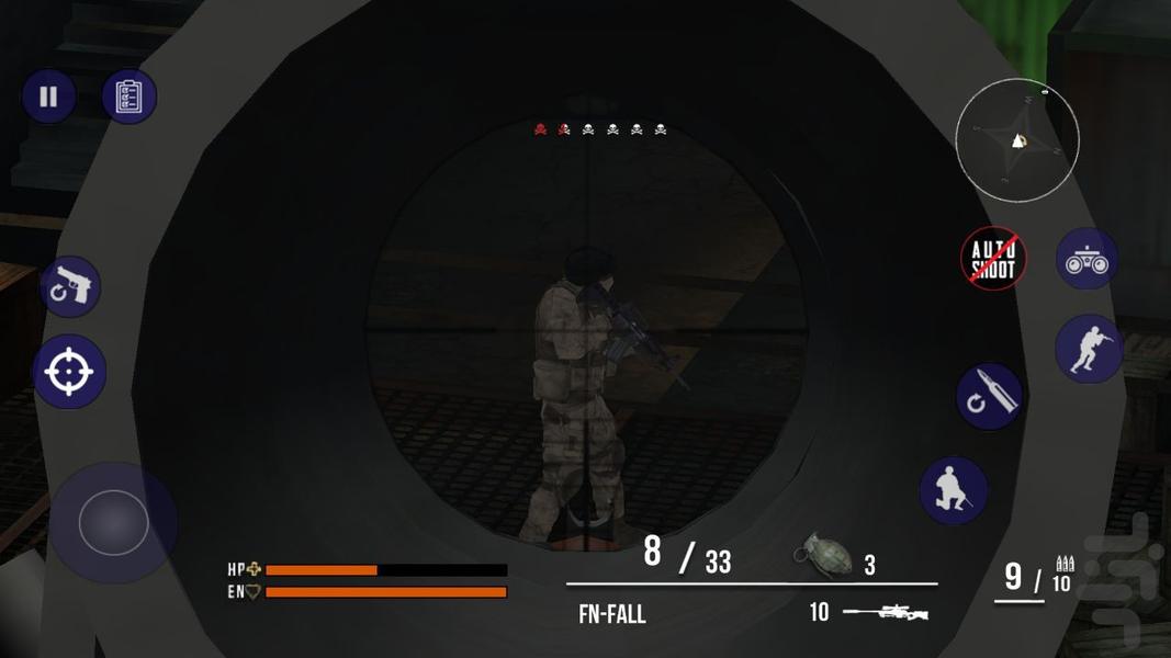 بازی اکشن تفنگی : کماندوی ویژه - Gameplay image of android game