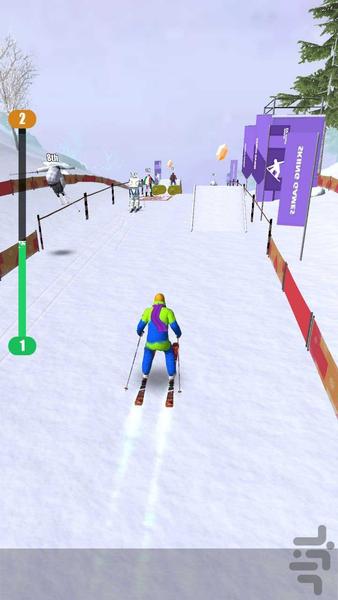 Snowboard Skiing - Gameplay image of android game