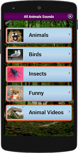 All Animal Sounds Ringtones - عکس برنامه موبایلی اندروید