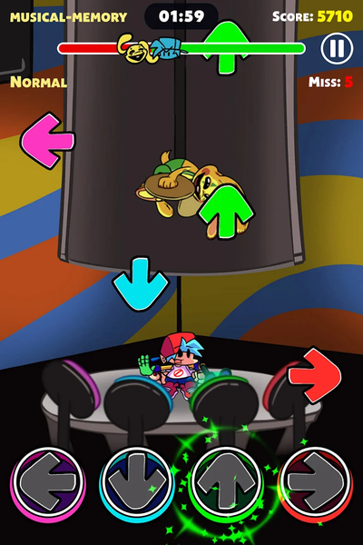 Rap Music Battle Full Mod - Gameplay image of android game