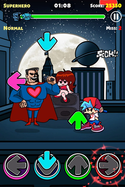 Rap Music Battle Full Mod - Gameplay image of android game