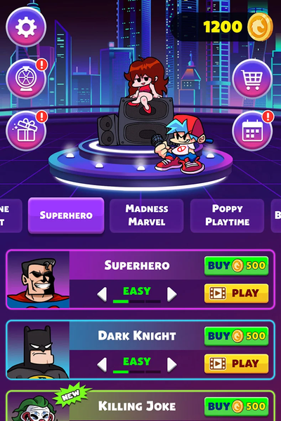 Rap Music Battle Full Mod - Gameplay image of android game