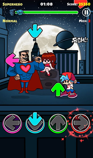 Rap Music Battle Full Mod - Gameplay image of android game